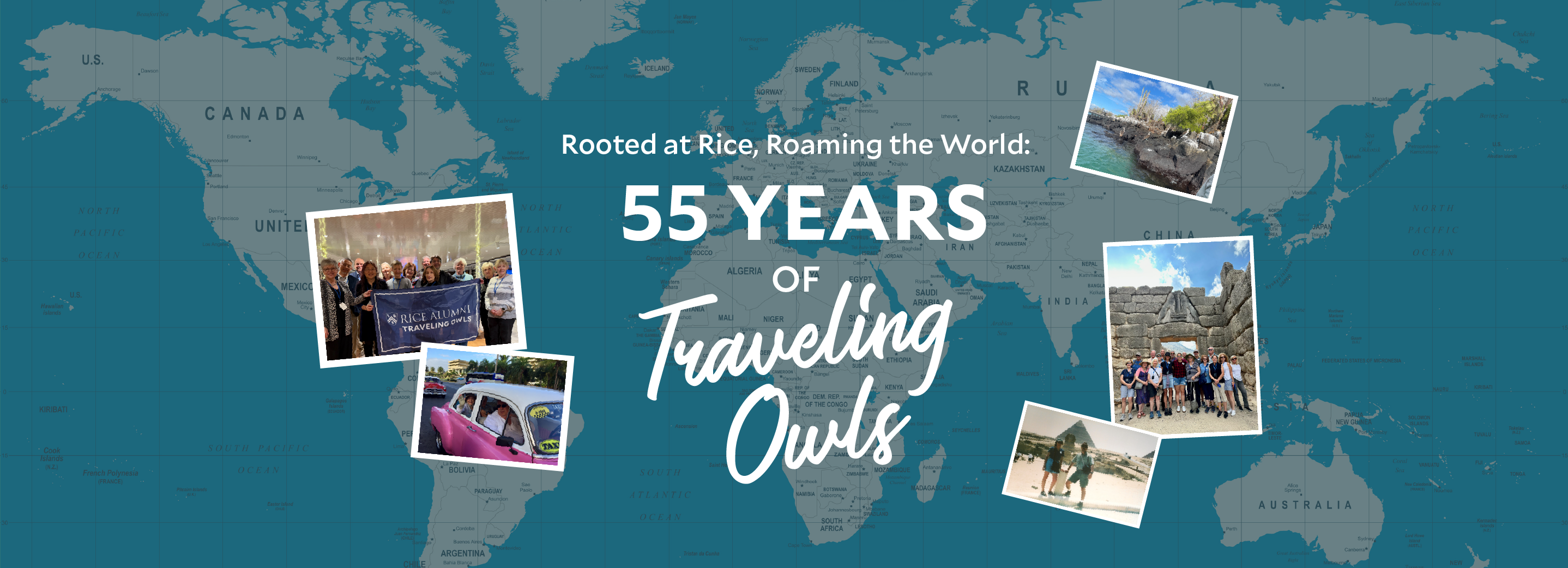 Rooted at Rice, Roaming the World: 55 Years of Traveling Owls