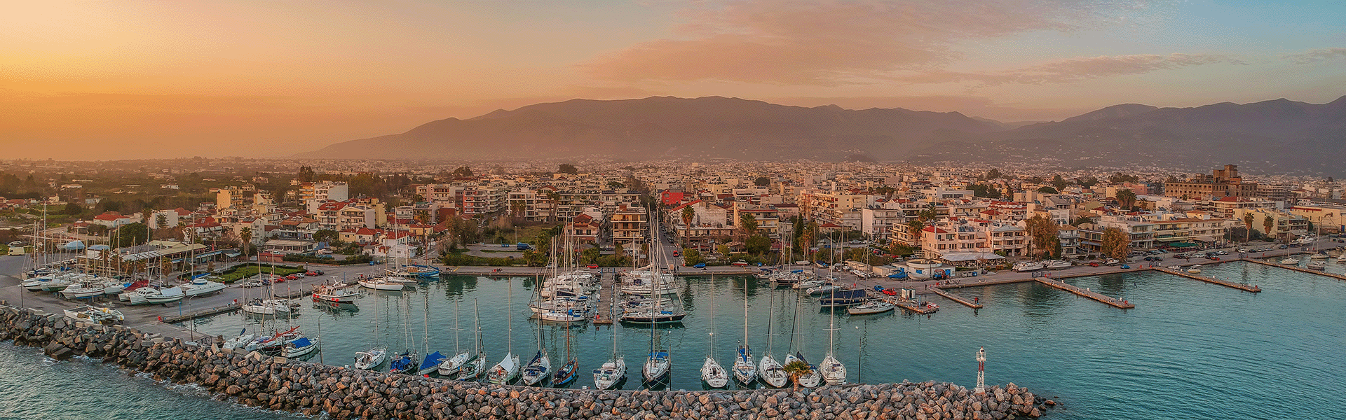 harbor in greece