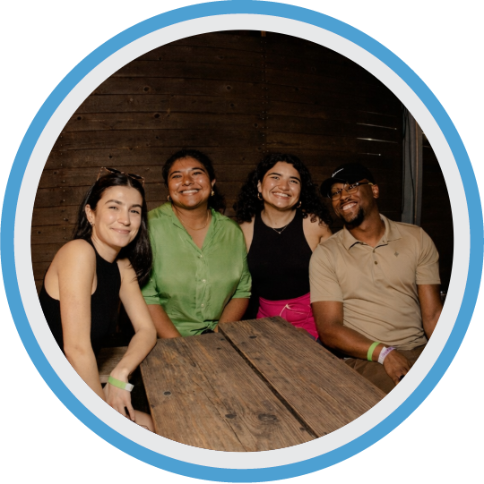 Alumni celebrating their 5th reunion