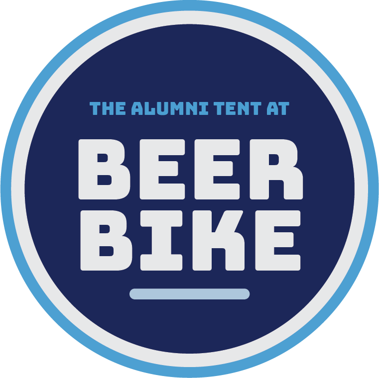 The Alumni Tent at Beer Bike April 5,2025