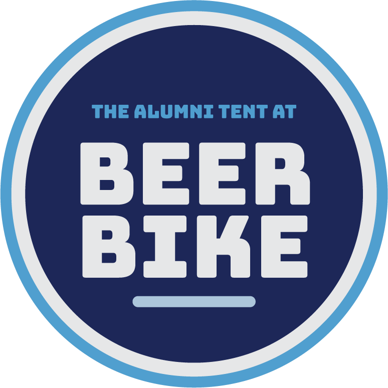 The Alumni Tent at Beer Bike April 5,2025