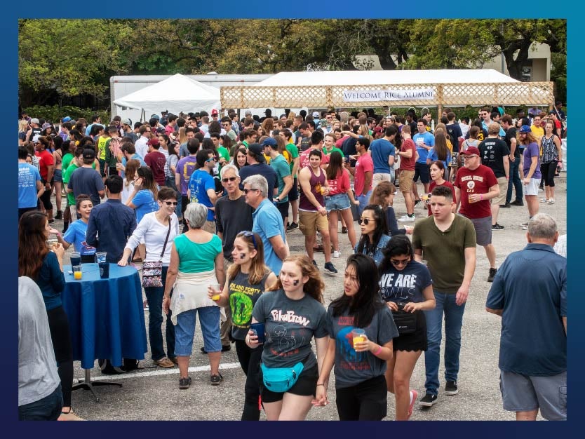 Alumni Tent at Beer Bike