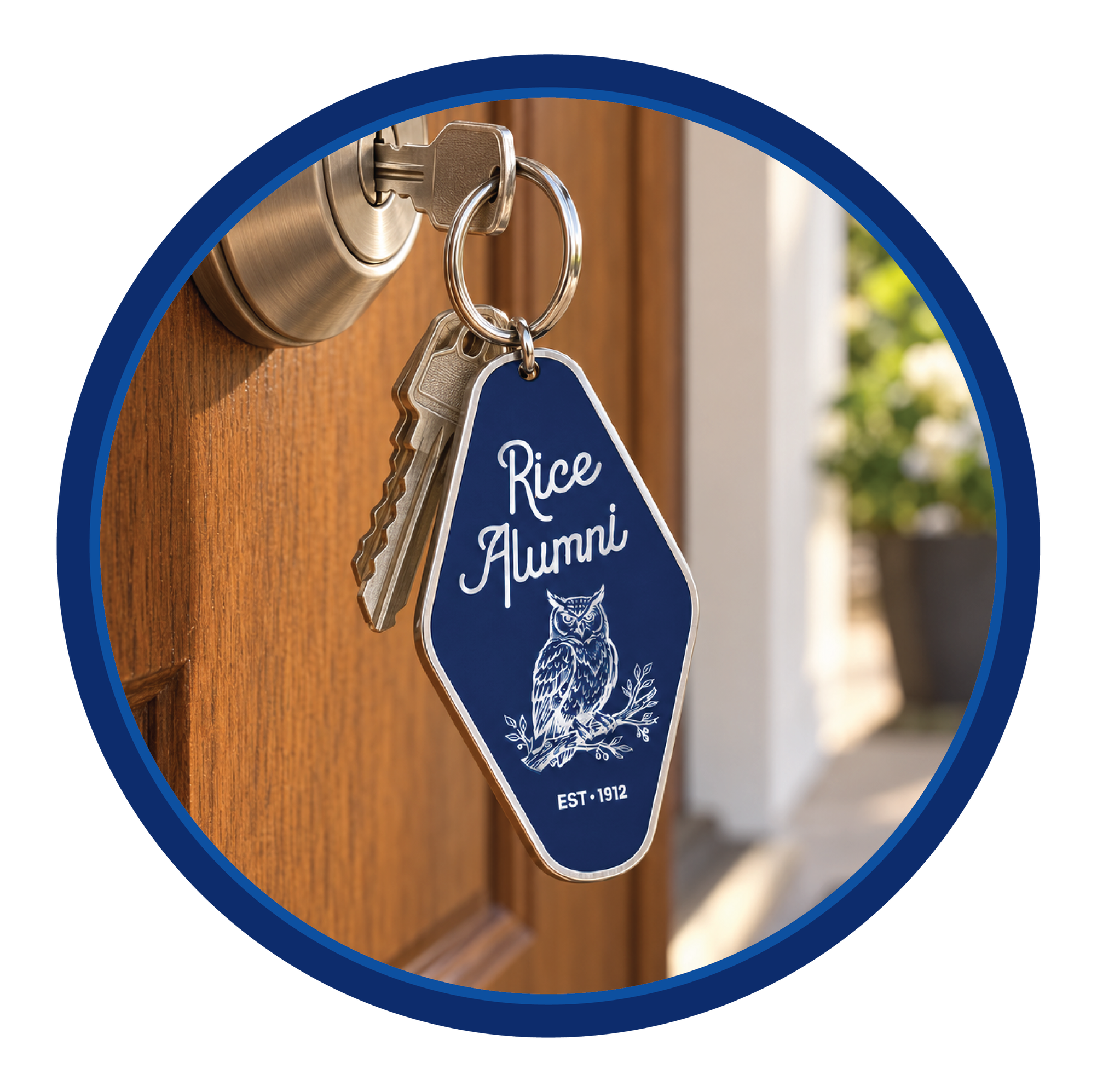 Alumni Weekend keychain