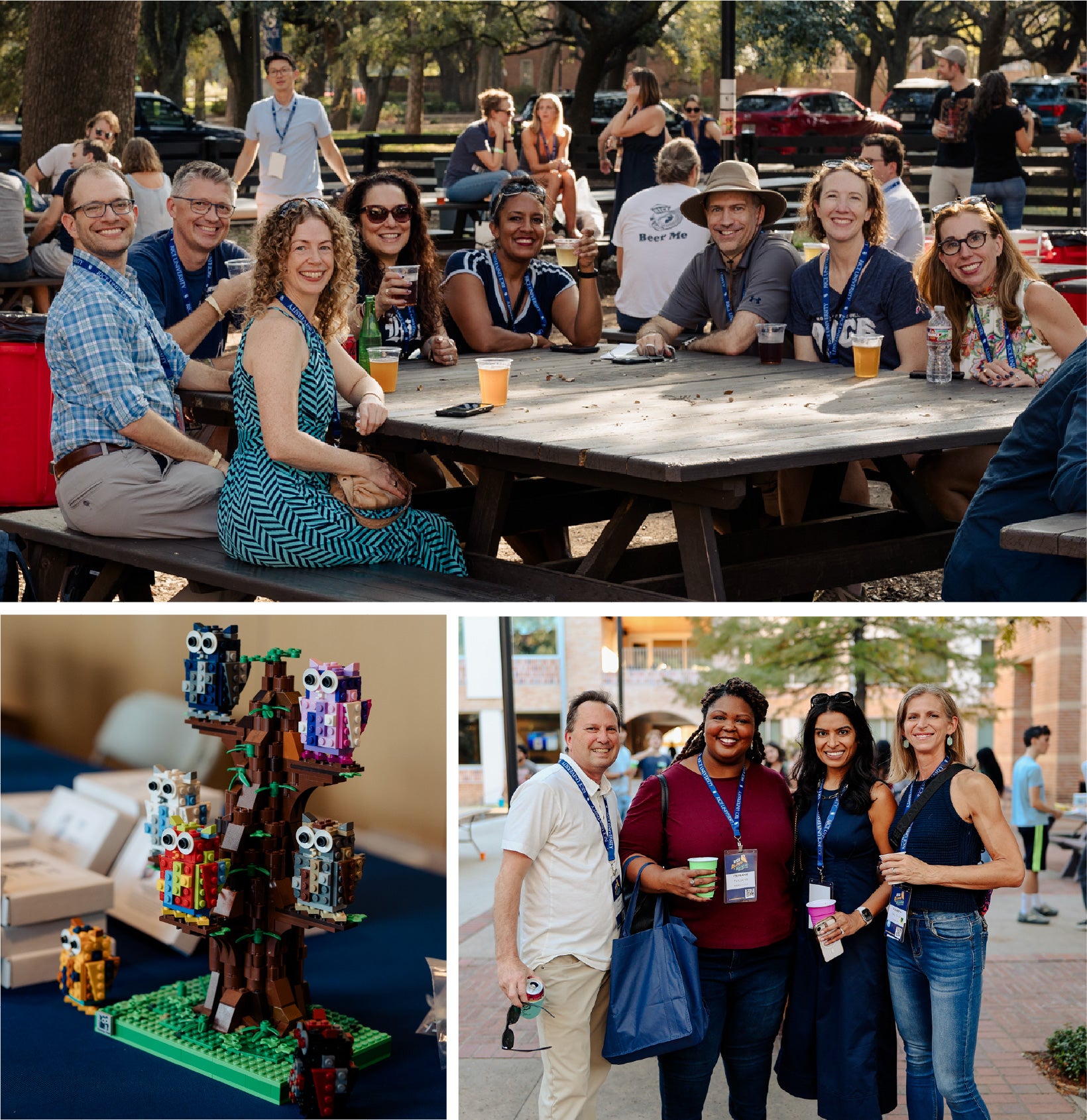 Alumni Weekend collage of attendees