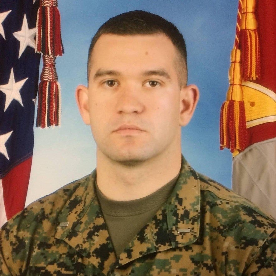 Steve Jimenez ’22 military uniform