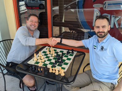 Vlad Ghita '15 and friend