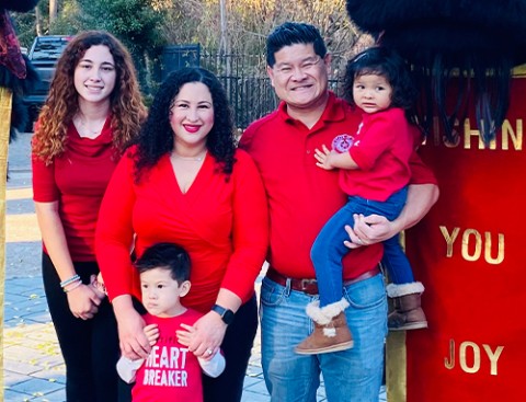 Judge Luong and his family