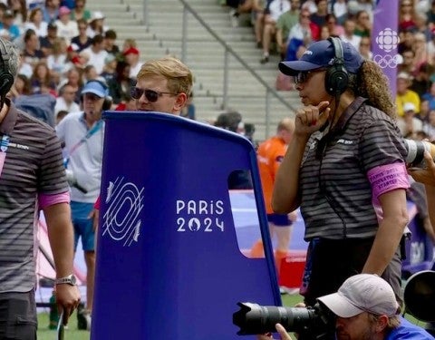Lisa Ferdinand '86 at the Olympics